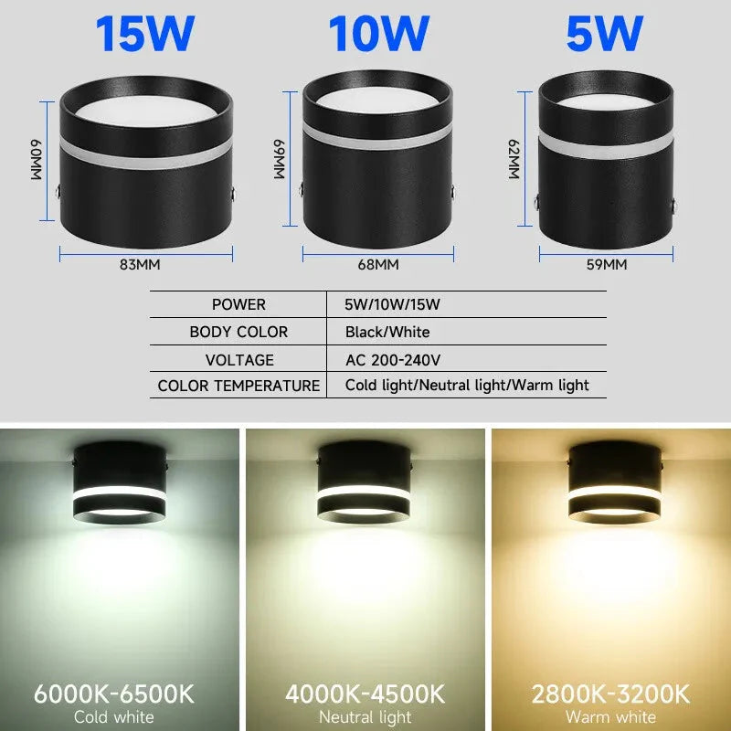 Luminaire Spot tête directionnelle finition chrome – Référence : Elysée7325-ILLUMEEN.COM