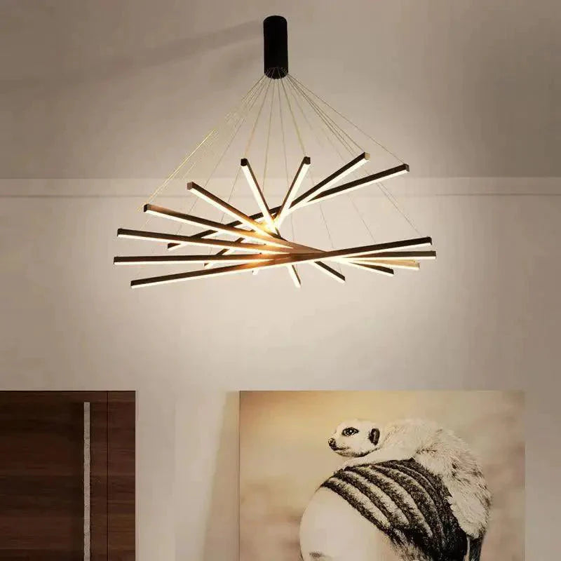 Luminaire Suspension design contemporain élégant – Référence : Soline4823-ILLUMEEN.COM