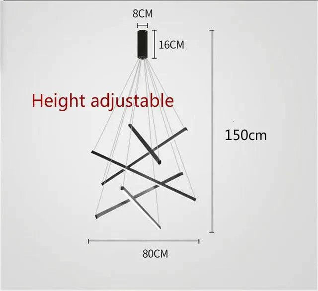 Luminaire Suspension design contemporain élégant – Référence : Soline4823-ILLUMEEN.COM