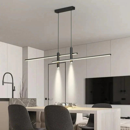 Luminaire Suspension design contemporain en métal doré – Référence : Aveline4263-ILLUMEEN.COM