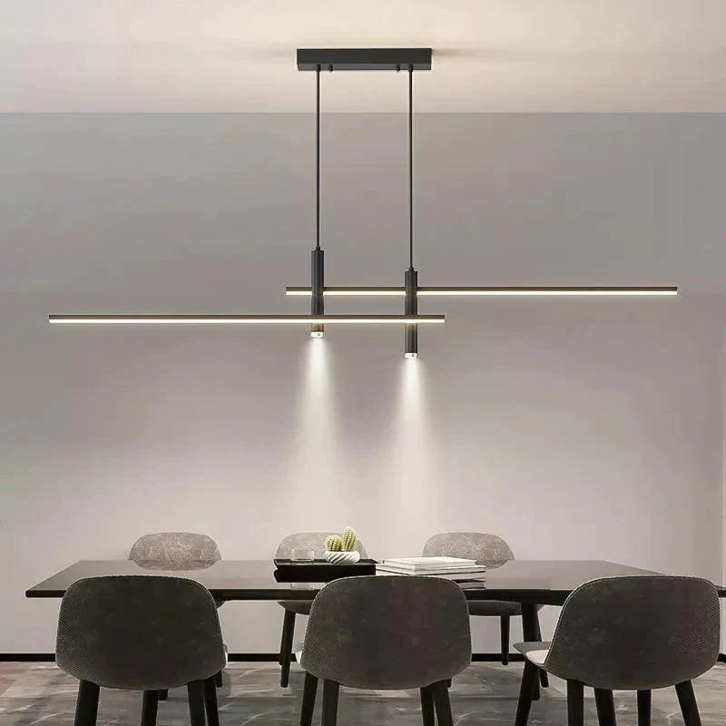 Luminaire Suspension design contemporain en métal doré – Référence : Aveline4263-ILLUMEEN.COM