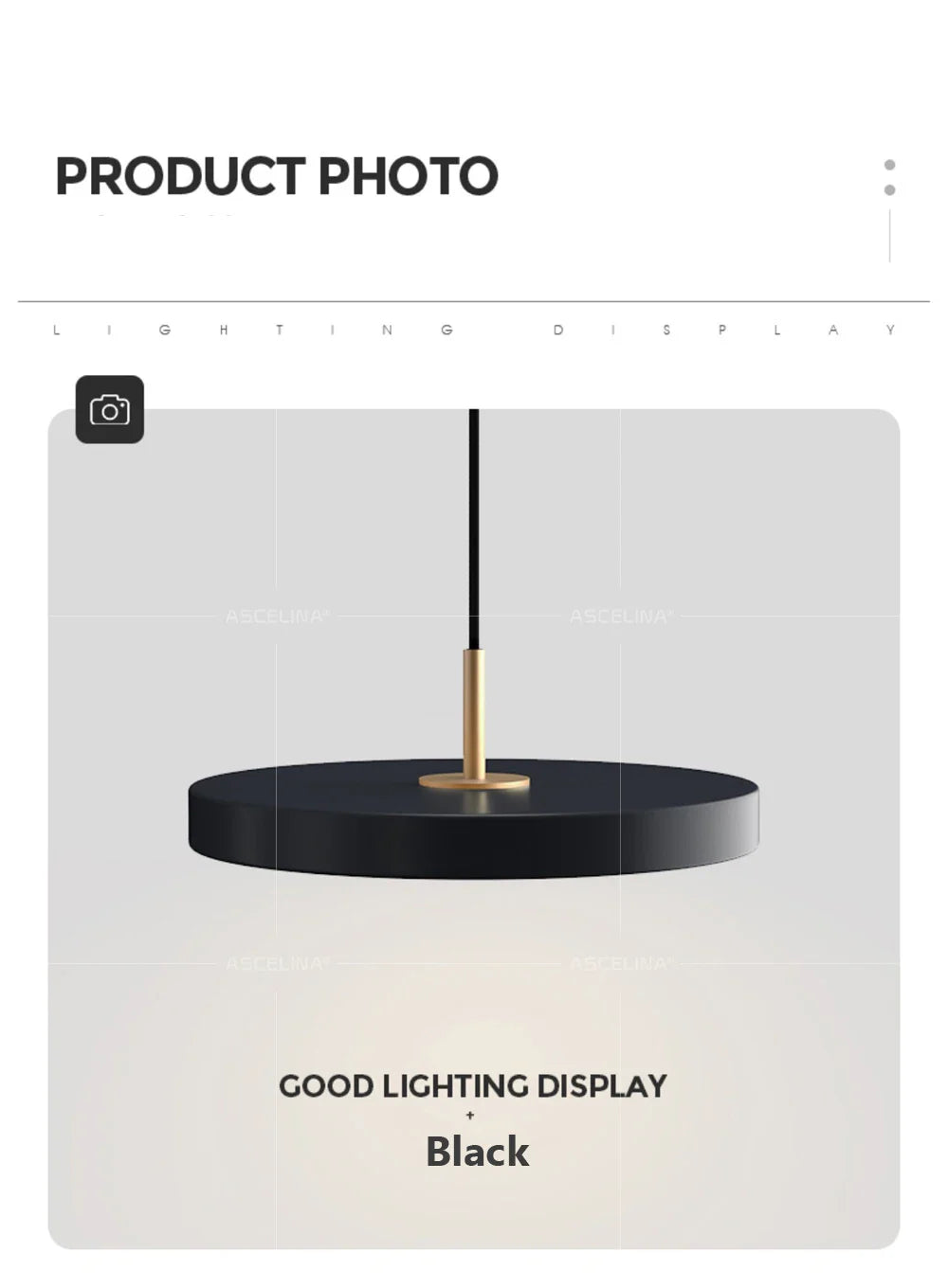 Luminaire Suspension design moderne – Référence : Ascelina6382-ILLUMEEN.COM