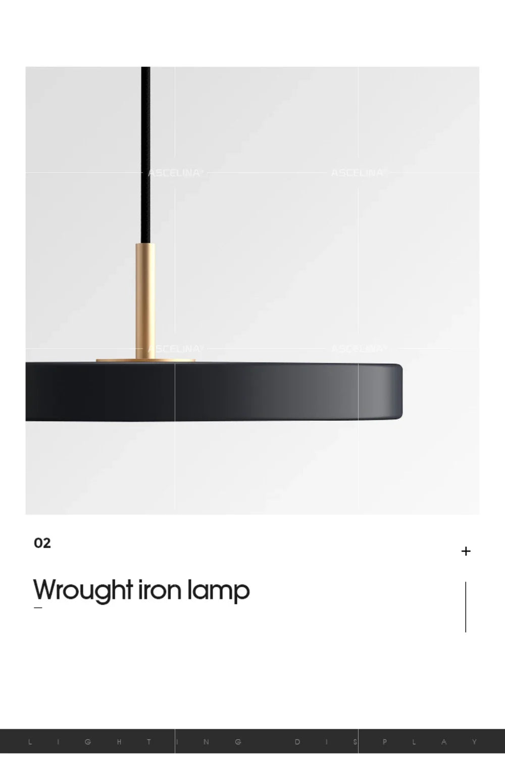 Luminaire Suspension design moderne – Référence : Ascelina6382-ILLUMEEN.COM