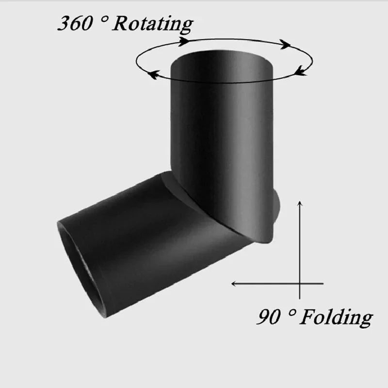 Luminaire Spot tête directionnelle finition noire – Référence : Loris7382-ILLUMEEN.COM