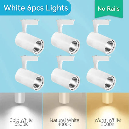 Luminaire Spot tête directionnelle blanc – Référence : Loriane7624-ILLUMEEN.COM