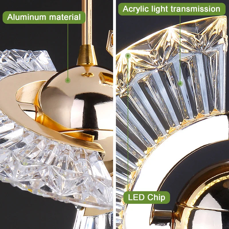 Luminaire Suspension design nordique – Référence : Lysandre5724-ILLUMEEN.COM