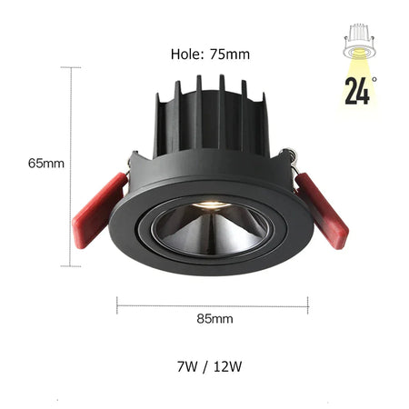 Luminaire Spot orientable à 360° argenté – Référence : Elina3847-ILLUMEEN.COM