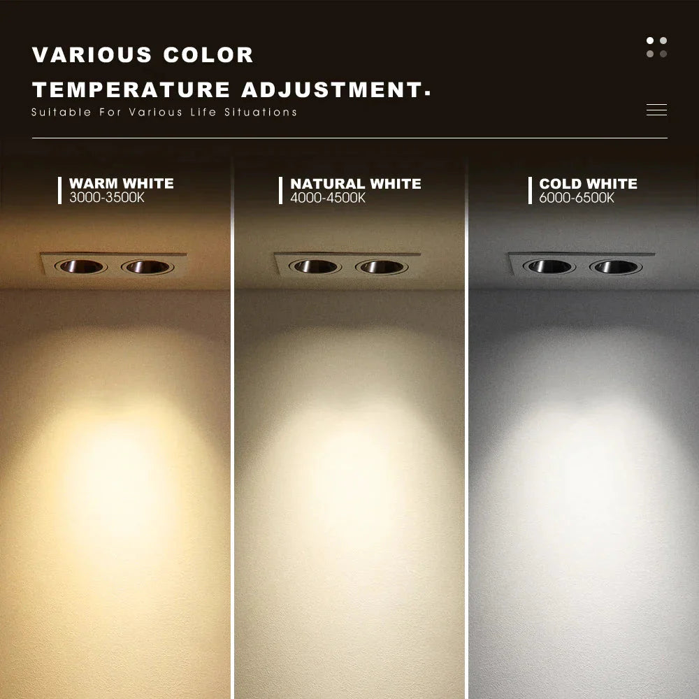 Luminaire Spot orientable à 360° argenté – Référence : Elina3847-ILLUMEEN.COM