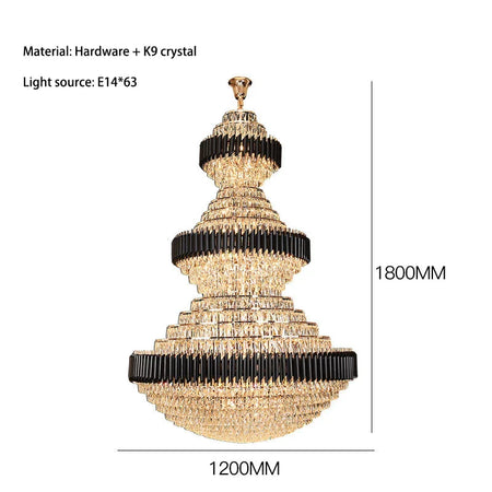 Luminaire Lustre design aérien en métal – Référence : Elowen3847-ILLUMEEN.COM