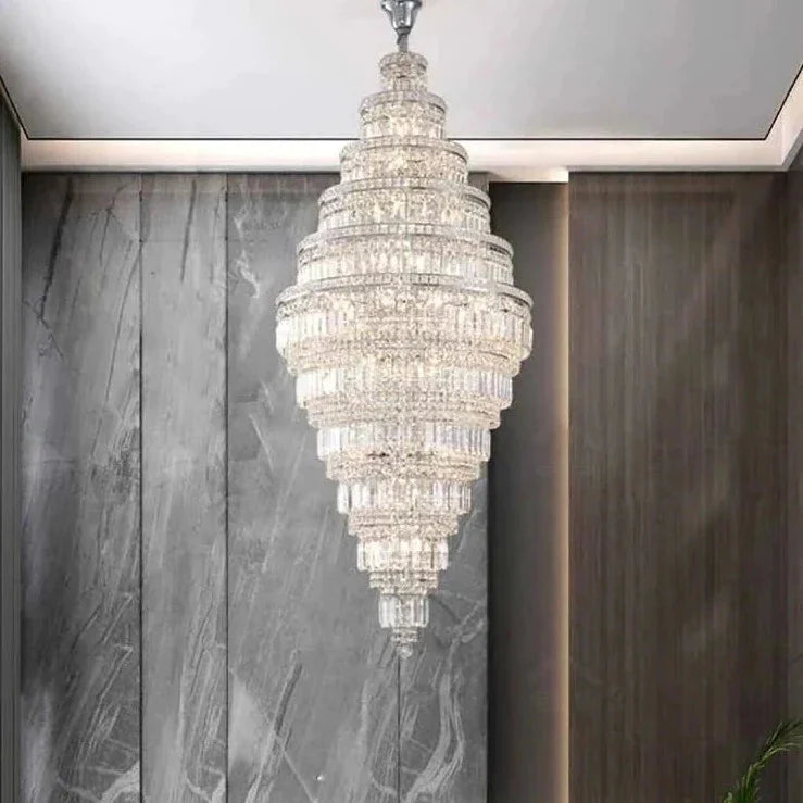 Luminaire Lustre suspension en cristal élégante – Référence : Orlin3278-ILLUMEEN.COM