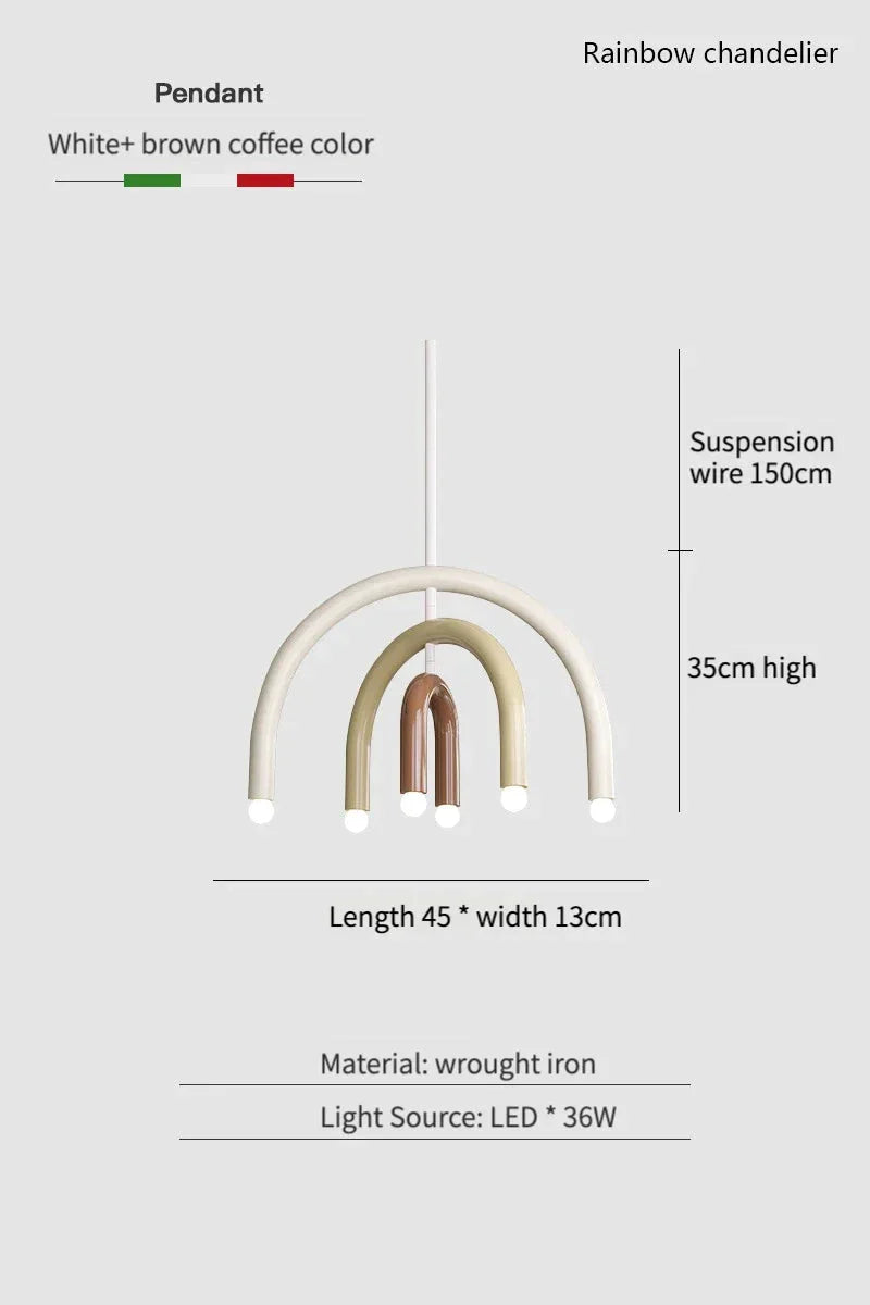 Luminaire Suspension design épuré en forme de U – Référence : Marlon5632-ILLUMEEN.COM