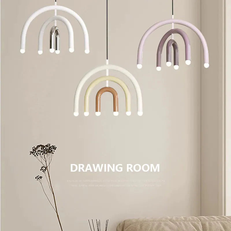 Luminaire Suspension design épuré en forme de U – Référence : Marlon5632-ILLUMEEN.COM