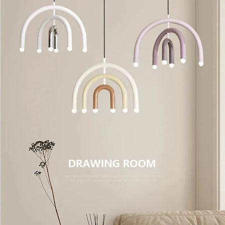 Luminaire Suspension design épuré en forme de U – Référence : Marlon5632-ILLUMEEN.COM