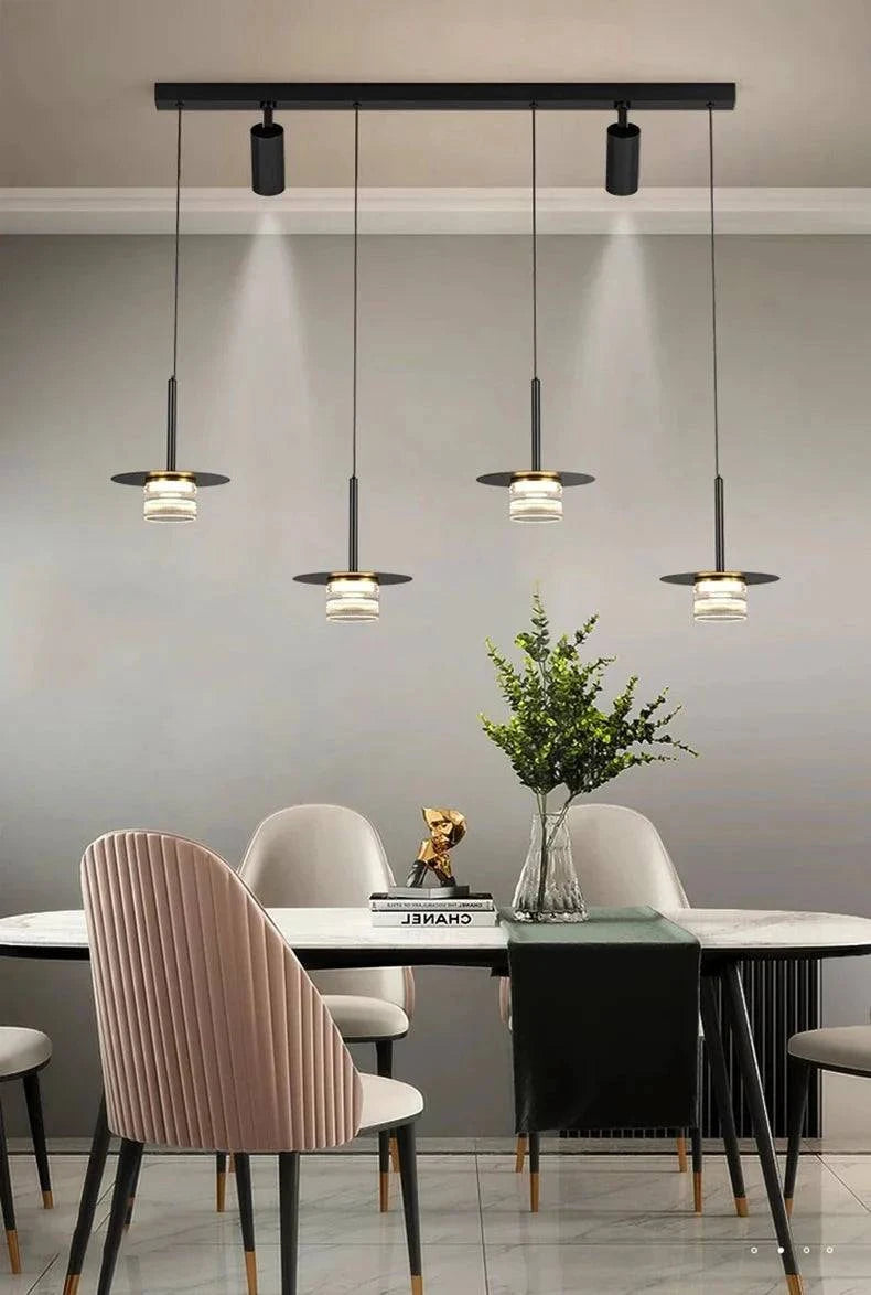 Luminaire Suspension finition brillante argentée – Référence : Maelis4823-ILLUMEEN.COM