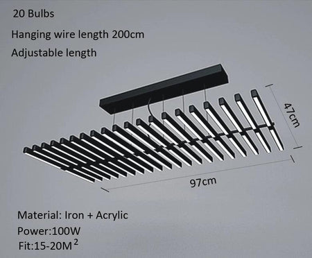 Luminaire Suspension design contemporain – Référence : Maelis5823-ILLUMEEN.COM