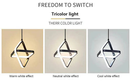 Luminaire Suspension design minimaliste noir – Référence : Vesper4732-ILLUMEEN.COM