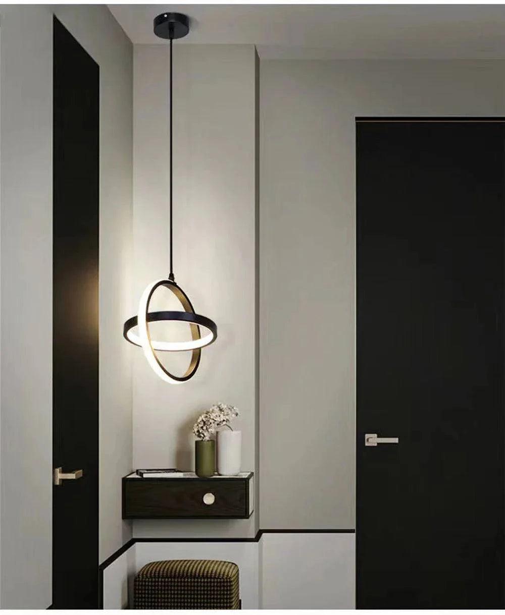 Luminaire Suspension design minimaliste noir – Référence : Vesper4732-ILLUMEEN.COM