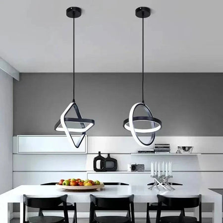 Luminaire Suspension design minimaliste noir – Référence : Vesper4732-ILLUMEEN.COM