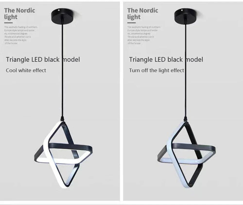 Luminaire Suspension design minimaliste noir – Référence : Vesper4732-ILLUMEEN.COM