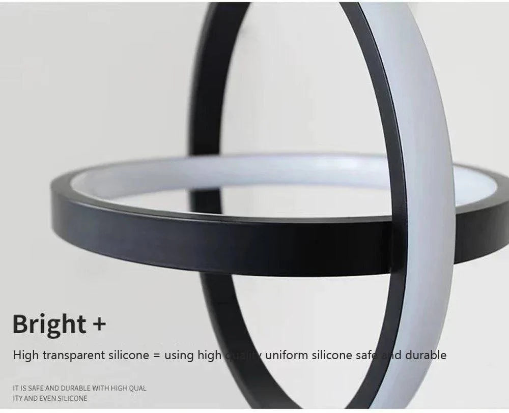 Luminaire Suspension design minimaliste noir – Référence : Vesper4732-ILLUMEEN.COM