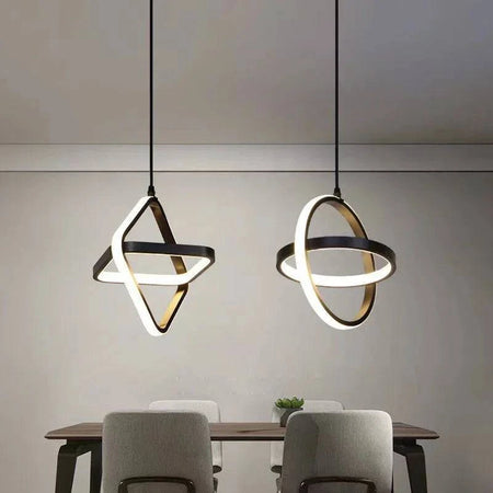 Luminaire Suspension design minimaliste noir – Référence : Vesper4732-ILLUMEEN.COM
