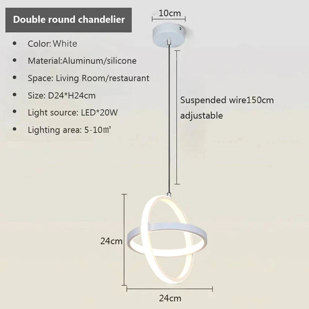 Luminaire Suspension design minimaliste noir – Référence : Vesper4732-ILLUMEEN.COM