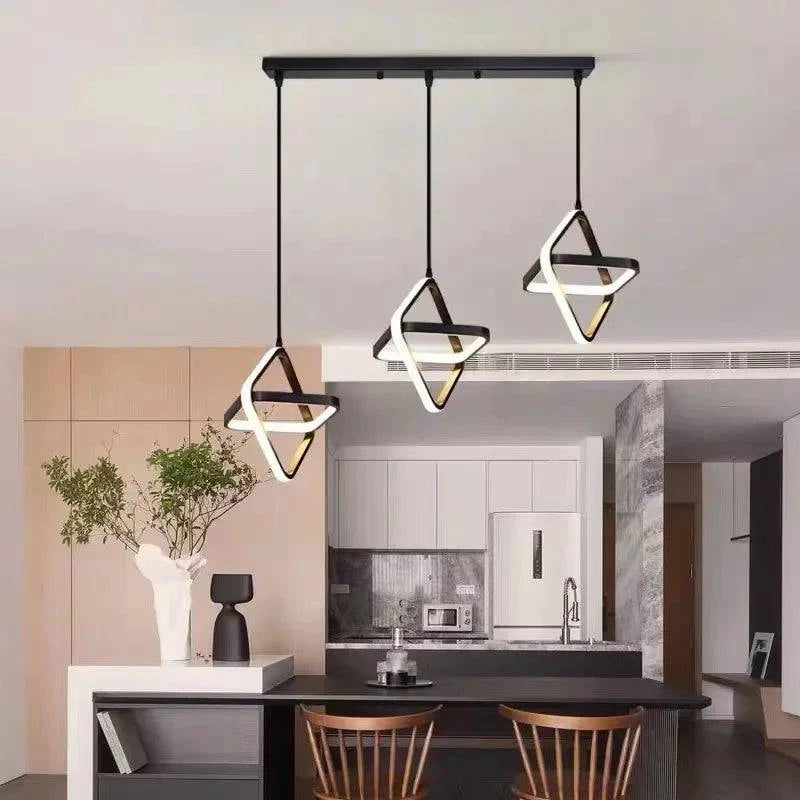 Luminaire Suspension design minimaliste noir – Référence : Vesper4732-ILLUMEEN.COM