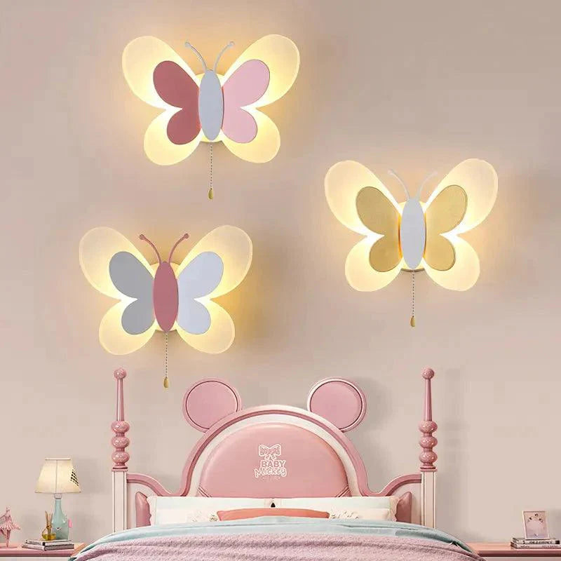 Luminaire Enfant design papillon – Référence : Léo7942-ILLUMEEN.COM