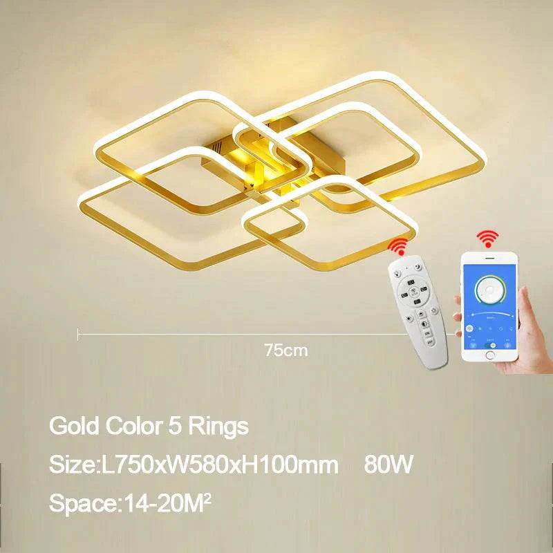 Luminaire Plafonnier design à intensité variable – Référence : Maël9741-ILLUMEEN.COM