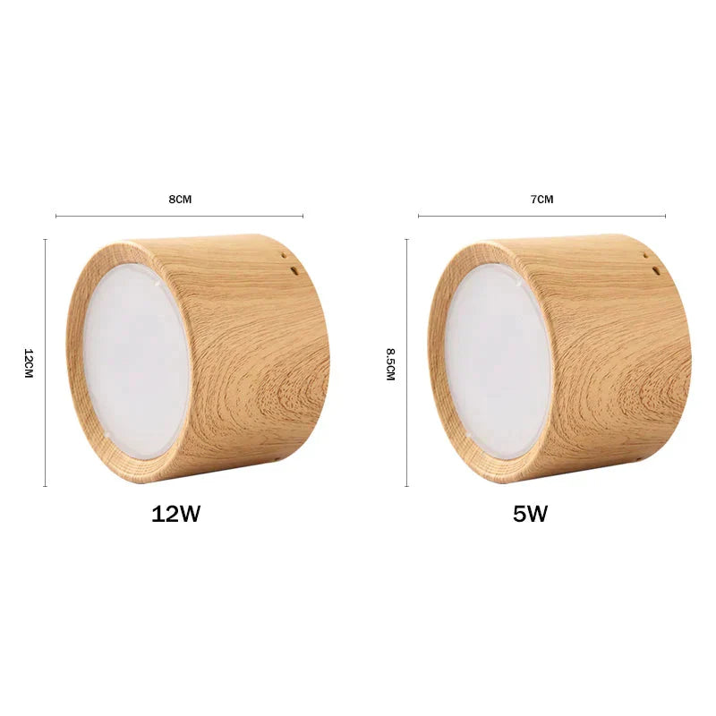 Luminaire Plafonnier design à LED motif bois – Référence : Elouan5623-ILLUMEEN.COM