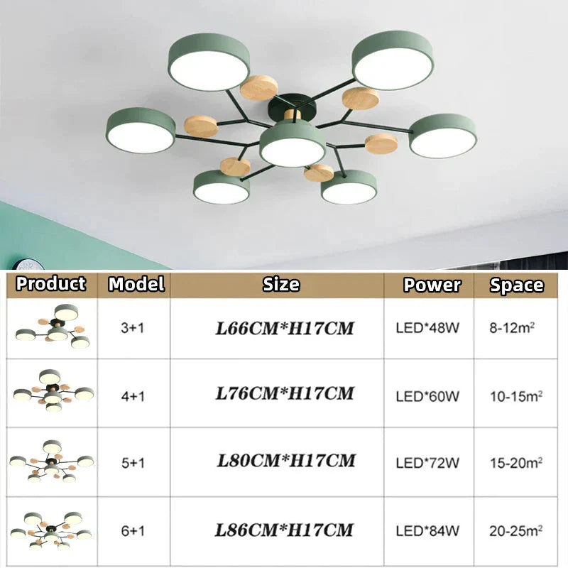 Luminaire Plafonnier design nordique élégant – Référence : Amélie4631-ILLUMEEN.COM