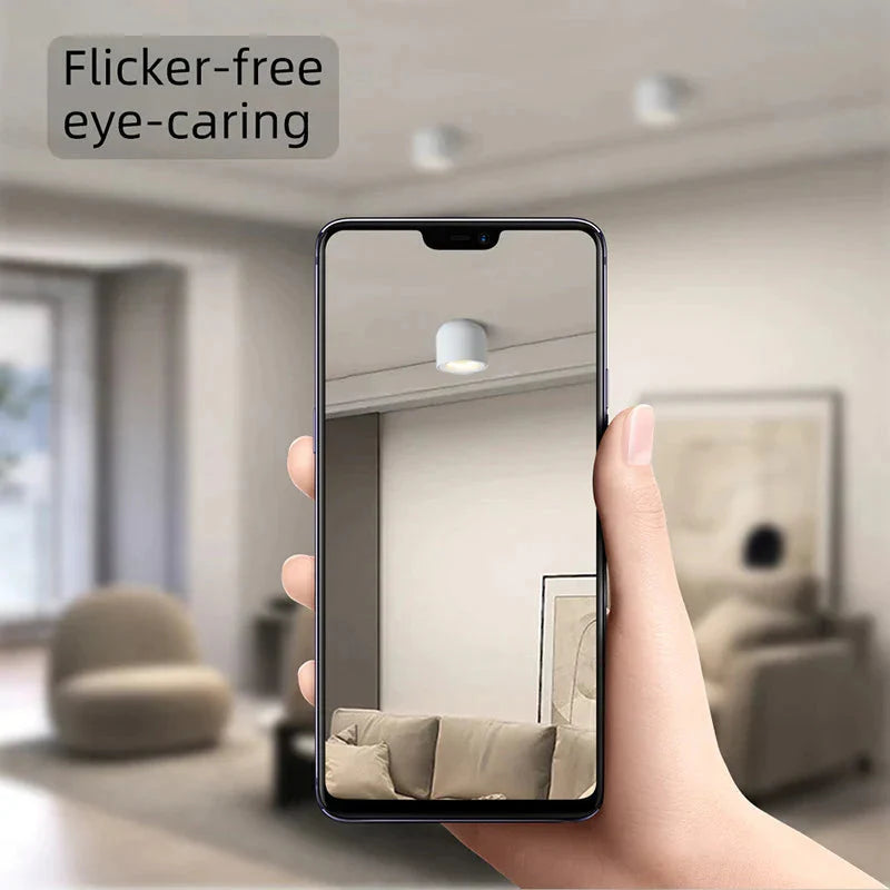 Luminaire Spot tête directionnelle argentée – Référence : Elian3847-ILLUMEEN.COM