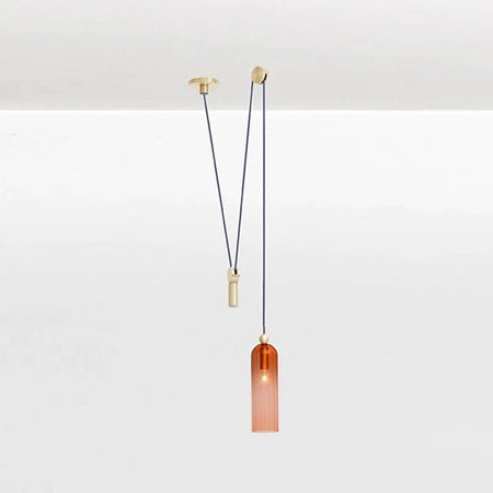 Luminaire Suspension design nordique en laiton – Référence : Alizée4823-ILLUMEEN.COM