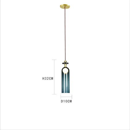 Luminaire Suspension design nordique en laiton – Référence : Alizée4823-ILLUMEEN.COM