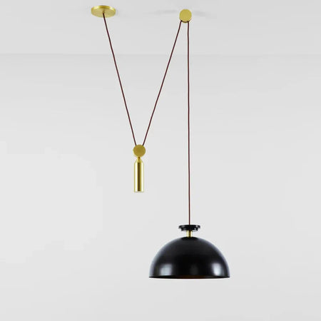 Luminaire Suspension design nordique en laiton – Référence : Alizée4823-ILLUMEEN.COM