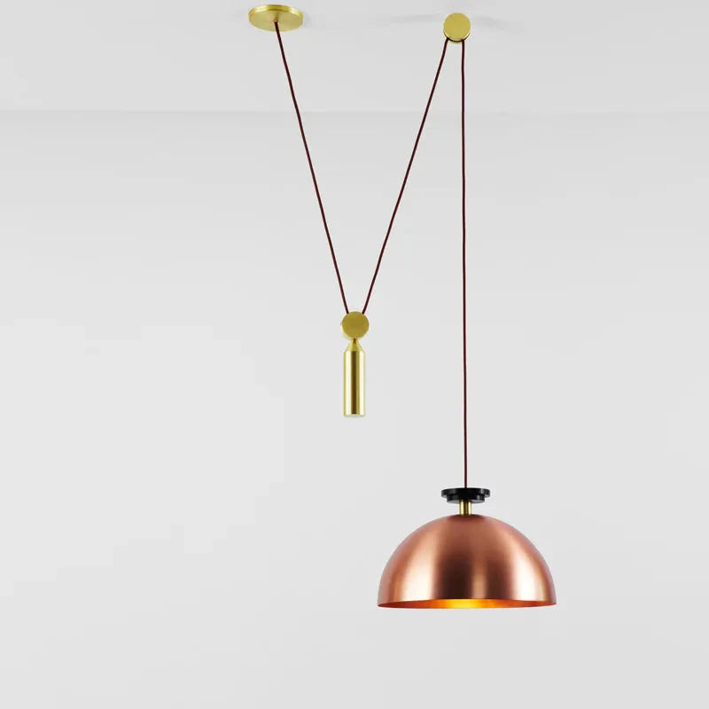 Luminaire Suspension design nordique en laiton – Référence : Alizée4823-ILLUMEEN.COM