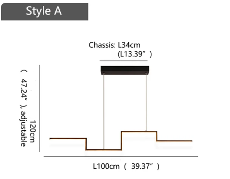 Luminaire Suspension géométrique moderne – Référence : Althéa5824-ILLUMEEN.COM