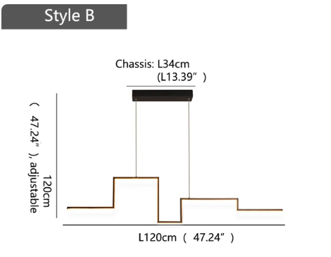 Luminaire Suspension géométrique moderne – Référence : Althéa5824-ILLUMEEN.COM