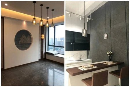 Luminaire Suspension verre double moderne – Référence : Fynia4739-ILLUMEEN.COM