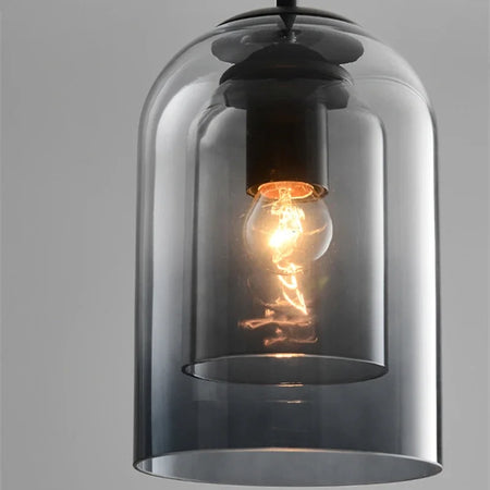 Luminaire Suspension verre double moderne – Référence : Fynia4739-ILLUMEEN.COM