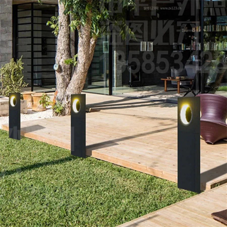 Luminaire Extérieur élégant en aluminium noir – Référence : Léo3471-ILLUMEEN.COM