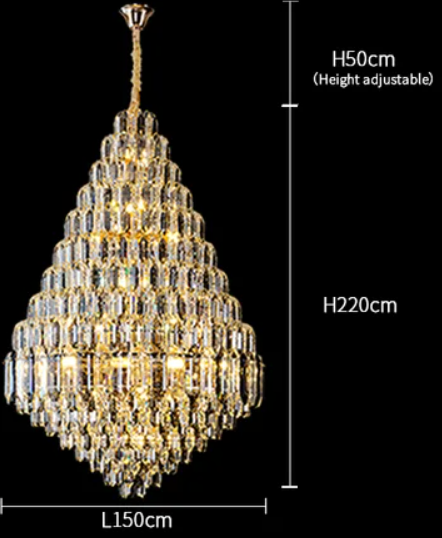 Luminaire Lustre design contemporain élégant – Référence : Elowen3028-ILLUMEEN.COM