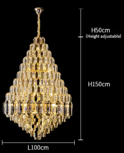 Luminaire Lustre design contemporain élégant – Référence : Elowen3028-ILLUMEEN.COM