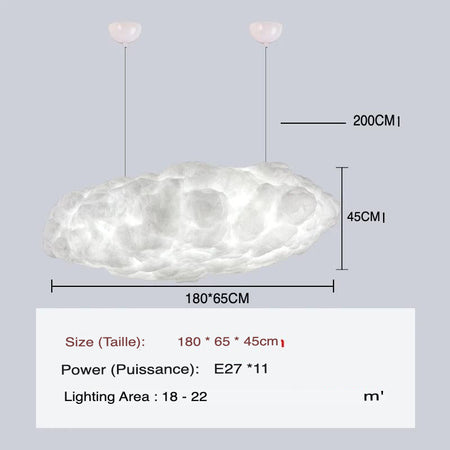 Luminaire Suspension forme organique blanche – Référence : Mylène4723-ILLUMEEN.COM