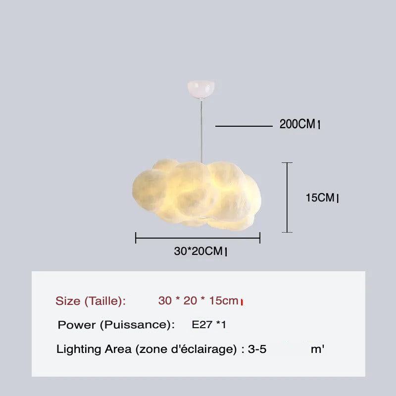 Luminaire Suspension forme organique blanche – Référence : Mylène4723-ILLUMEEN.COM