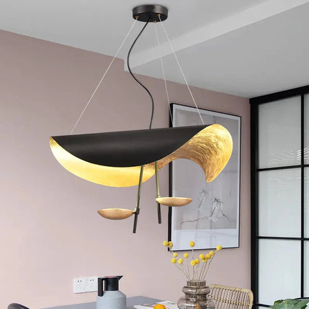 Luminaire Suspension forme organique argentée – Référence : Olwen5263-ILLUMEEN.COM