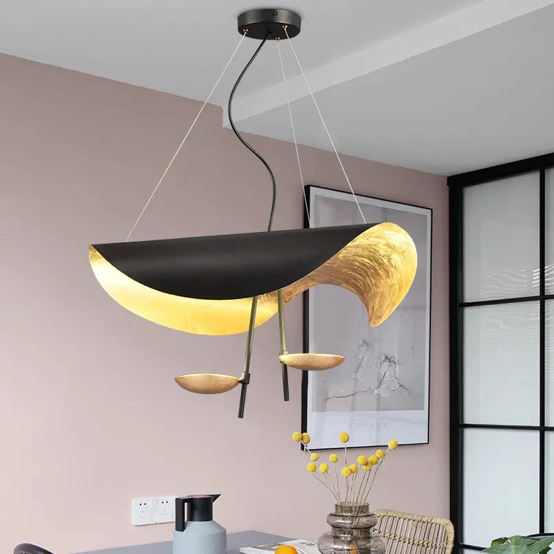 Luminaire Suspension forme organique argentée – Référence : Olwen5263-ILLUMEEN.COM