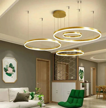 Luminaire Suspension élégant circulaire ajustable – Référence : Maelis4731-ILLUMEEN.COM