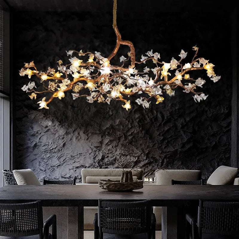 Luminaire Lustre design aérien contemporain – Référence : Elysia4732-ILLUMEEN.COM