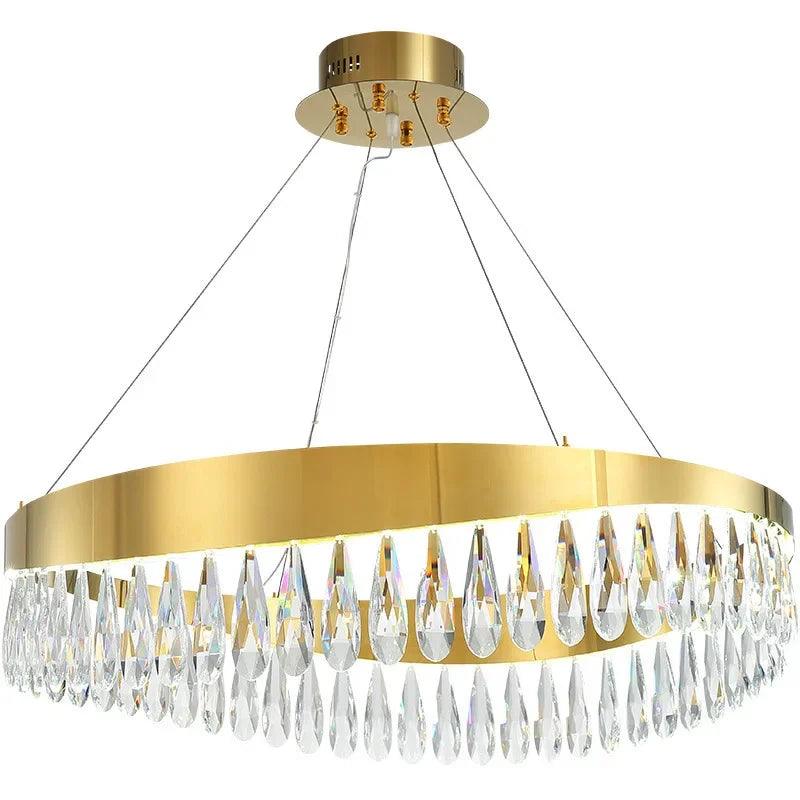 Luminaire Suspension design contemporain en cristal – Référence : Malin2048-ILLUMEEN.COM